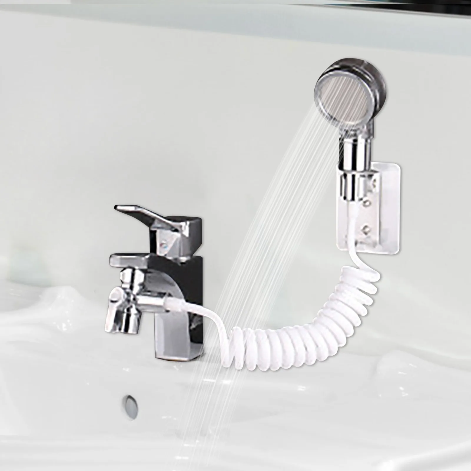 Faucet Extension Shower Set External Shampoo Artifact, Single Cut Diverter Automatic Rotatable Faucet For Kitchen/Bathroom Tap
Faucet Extension Shower Set External Shampoo Artifact, Single Cut Diverter Automatic Rotatable Faucet For Kitchen/Bathroom Tap