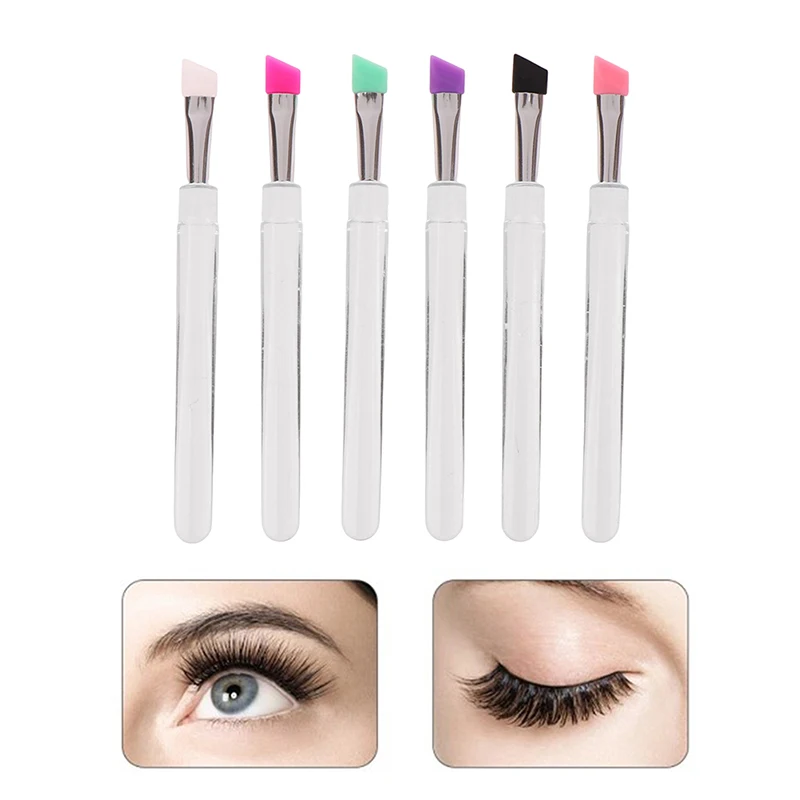 

Soft Silicone Eyeshadow Brush Set Lip Eyebrow Eyeliner Makeup Brush Applicator Professional Eye Make Up Cosmetic Brush Tool