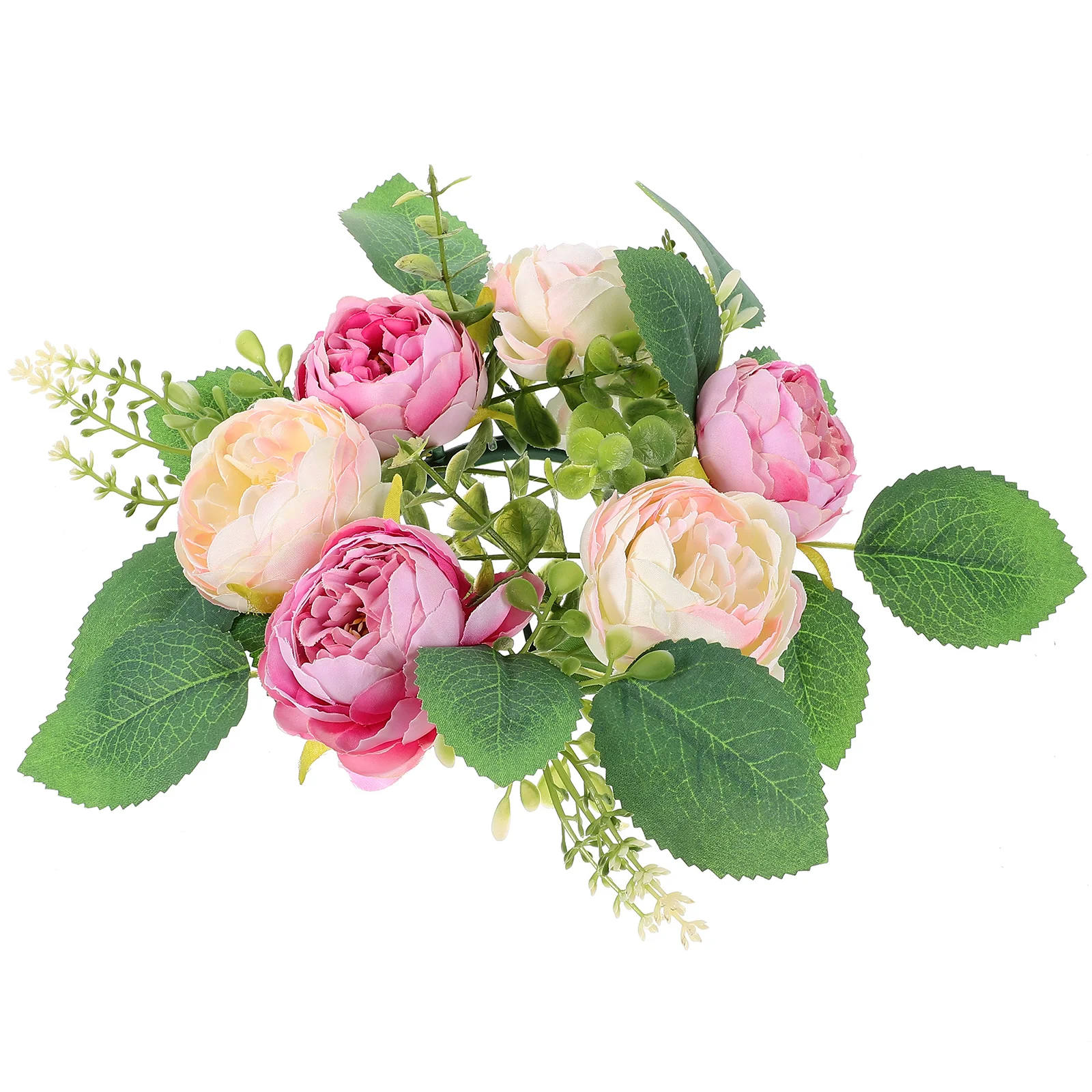 Candle Ring Artificial Peony Flower Candle Wreath Decorative Table Centerpiece Wedding Valentine'S Day Decoration Photo Props
Candle Ring Artificial Peony Flower Candle Wreath Decorative Table Centerpiece Wedding Valentine'S Day Decoration Photo Props