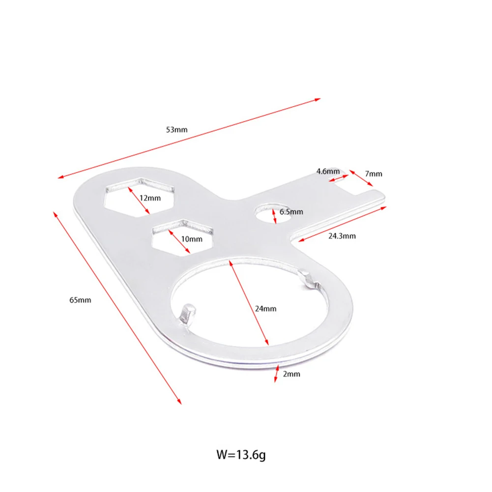 2022 New Valve Removal Tool 65x53mm Diving Accessories Removal Install Tool Scuba Diving Tank K-shape Inflator Valve
2022 New Valve Removal Tool 65x53mm Diving Accessories Removal Install Tool Scuba Diving Tank K-shape Inflator Valve