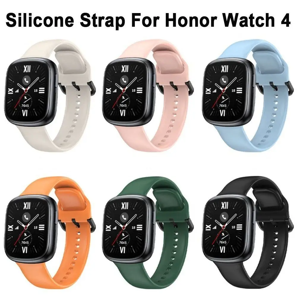 Сменный ремешок для Honor Watch 4, регулируемый спортивный браслет, сменный мягкий силиконовый ремешок для наручных часов, аксессуары для умных часов
Сменный ремешок для Honor Watch 4, регулируемый спортивный браслет, сменный мягкий силиконовый ремешок для наручных часов, аксессуары для умных часов