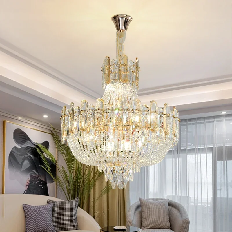 2023 Designer New French Bead Chain Living Room Crystal Chandelier Luxury Hotel Lobby High-End Restaurant Lighting
2023 Designer New French Bead Chain Living Room Crystal Chandelier Luxury Hotel Lobby High-End Restaurant Lighting