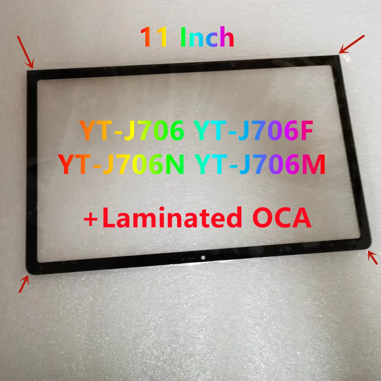 

11" New LCD Outer Touch Glass Screen For Lenovo Yoga Tab 11 YT-J706 YT-J706F YT-J706N YT-J706M Touch Panel Glass Laminated OCA