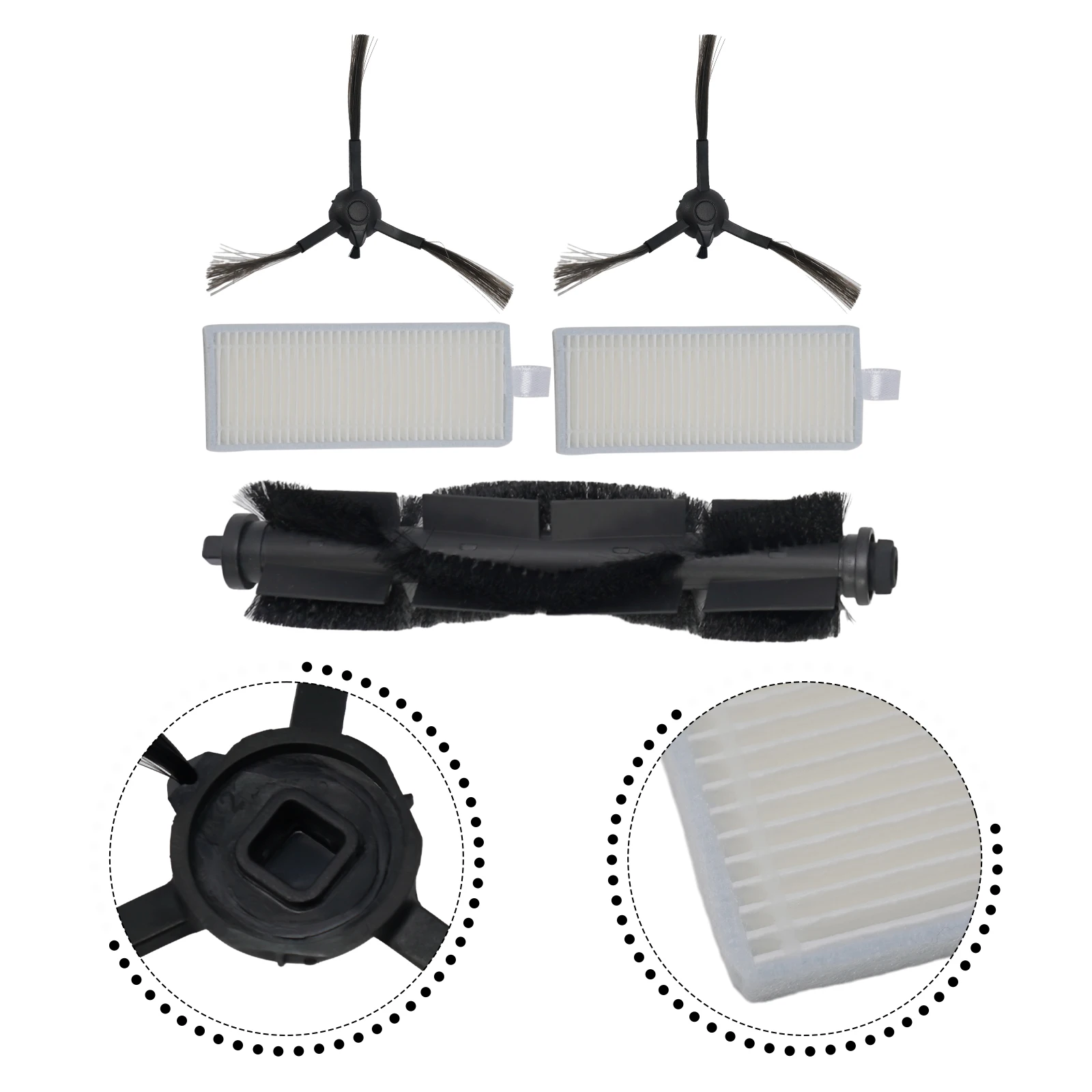 Durable Side Brushes Filters Accessories Attachment Floor Cleaning Parts Replacement Sweeper For Tapo RV30 RV10
Durable Side Brushes Filters Accessories Attachment Floor Cleaning Parts Replacement Sweeper For Tapo RV30 RV10