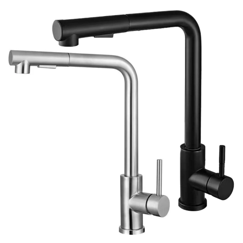 Modern Kitchen Tap with Extendable Shower Head & 360 Swivels Convenient Wall mounted Kitchen Faucet for Flexible Water
Modern Kitchen Tap with Extendable Shower Head & 360 Swivels Convenient Wall mounted Kitchen Faucet for Flexible Water