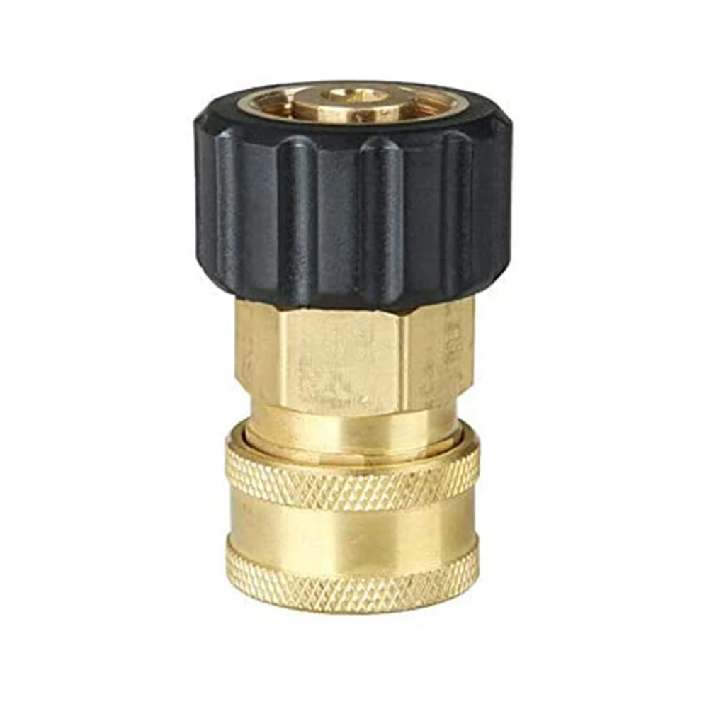 Copper 1/4 Inch High Pressure Quick Connector Car Washer Adapter Water Gun Hydraulic Couplers Couplings M22 14mm Female
Copper 1/4 Inch High Pressure Quick Connector Car Washer Adapter Water Gun Hydraulic Couplers Couplings M22 14mm Female