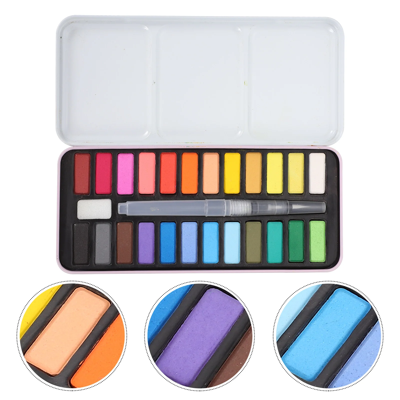Oil Paint Solid Watercolor Draw Accessory Professional Kit Set Convenient Pink Multi-function Gouache Supply Travel 
Oil Paint Solid Watercolor Draw Accessory Professional Kit Set Convenient Pink Multi-function Gouache Supply Travel