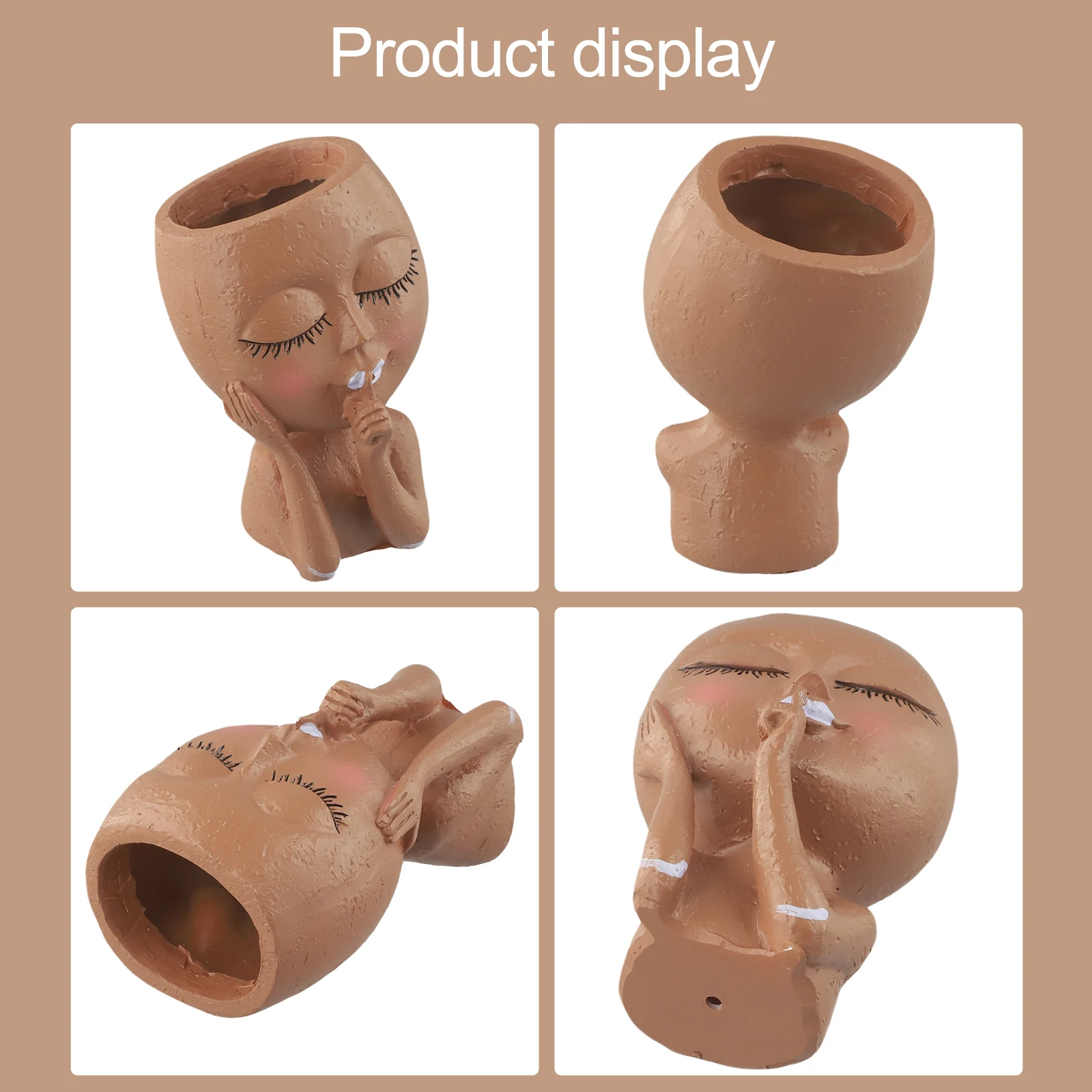Decorative Doll Fleshy Flower Pot for Plants Enhance the Beauty of Your Space with Succulents Flowers Herbs and More
Decorative Doll Fleshy Flower Pot for Plants Enhance the Beauty of Your Space with Succulents Flowers Herbs and More