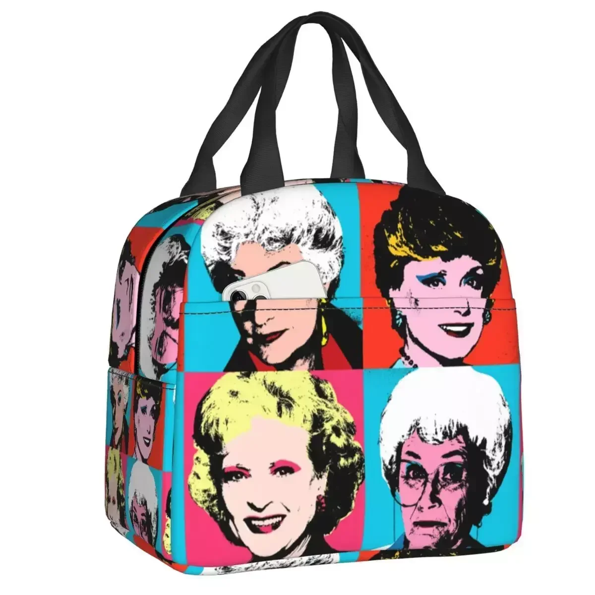 2024 New Golden Girls Warhol Pop Art Thermal Insulated Lunch Bags 80s Sitcom Portable Lunch Tote For School Storage Food Box
2024 New Golden Girls Warhol Pop Art Thermal Insulated Lunch Bags 80s Sitcom Portable Lunch Tote For School Storage Food Box