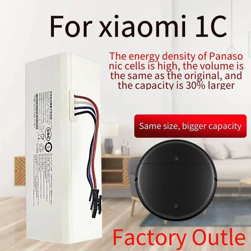 Original Replacement Robot Battery 1C P1904-4S1P-MM for Xiaomi Mijia Mi Vacuum Cleaner Sweeping Mopping Robot 5600mAh 6500mAh
Original Replacement Robot Battery 1C P1904-4S1P-MM for Xiaomi Mijia Mi Vacuum Cleaner Sweeping Mopping Robot 5600mAh 6500mAh