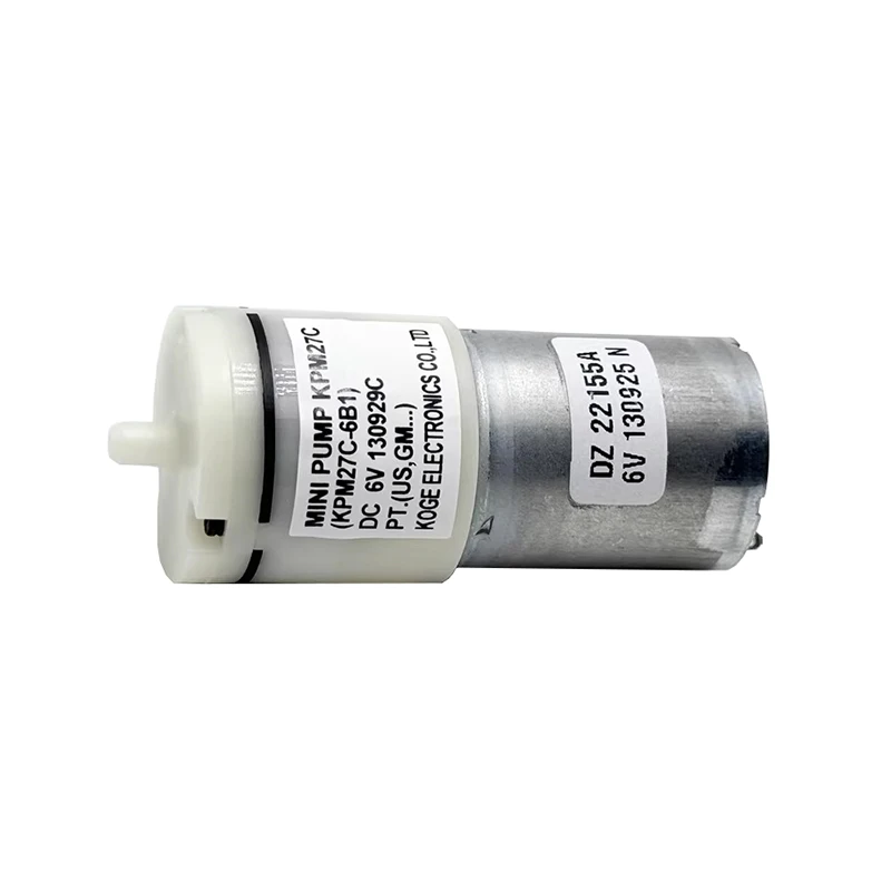 KOGE KPM27C-6B1 Mini 370 Motor Air Pump DC 3V 5V 6V Micro 27mm Oxygen Air Pump DIY Blood Pressure Monitor Inflator Aquarium Tank
KOGE KPM27C-6B1 Mini 370 Motor Air Pump DC 3V 5V 6V Micro 27mm Oxygen Air Pump DIY Blood Pressure Monitor Inflator Aquarium Tank