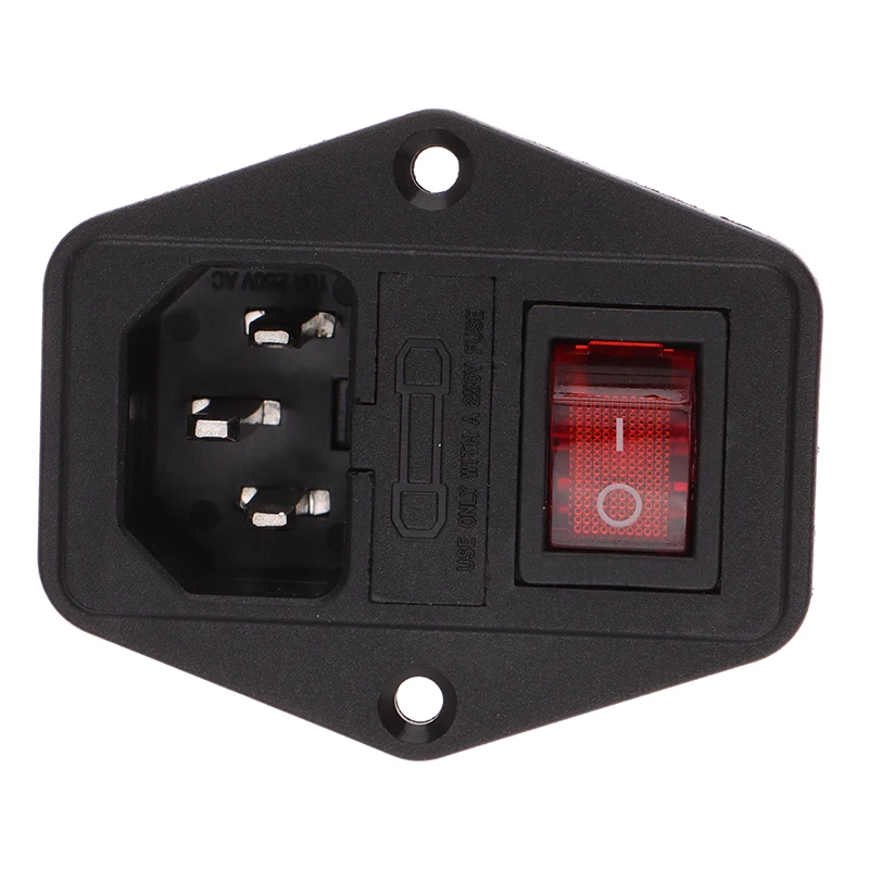 1Pc 3 In 1 Fuse Power Supply Socket For Power Switch AC 3Pin Power Outlet With Red Triple Rocker Switch Fused Module Plug
1Pc 3 In 1 Fuse Power Supply Socket For Power Switch AC 3Pin Power Outlet With Red Triple Rocker Switch Fused Module Plug