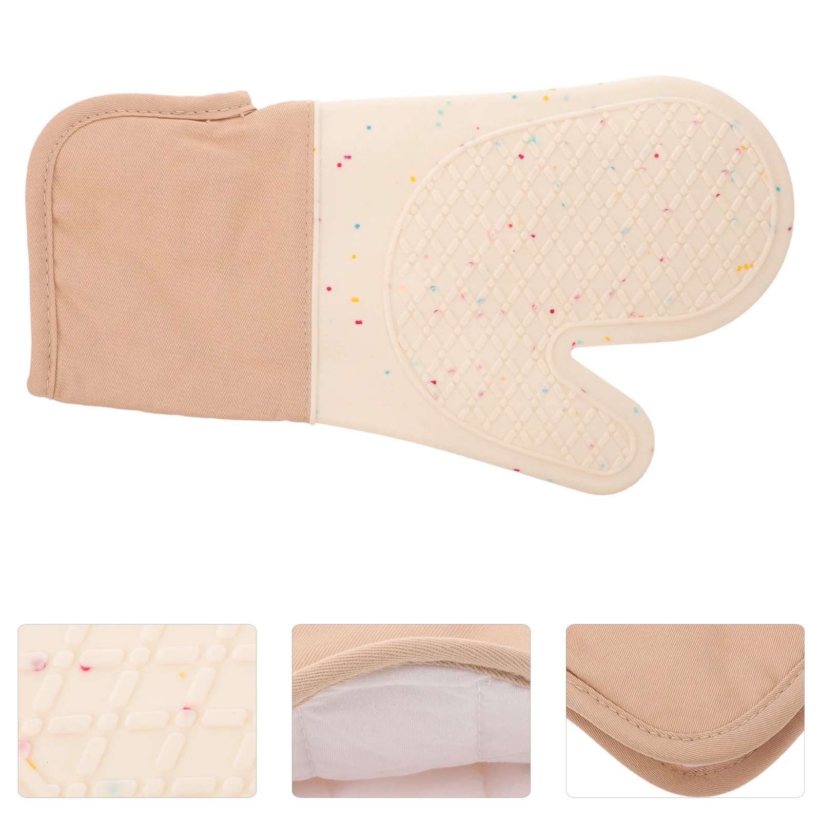 Oven Glove Baking Oven Mitten Kitchen Thickened Mitten for Barbecue Cooking Baking
Oven Glove Baking Oven Mitten Kitchen Thickened Mitten for Barbecue Cooking Baking