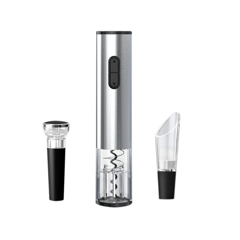 Electric Wine Corkscrew With USB Charging Reusable Stainless Steel Cordless Electric Wine Corkscrew Set
Electric Wine Corkscrew With USB Charging Reusable Stainless Steel Cordless Electric Wine Corkscrew Set