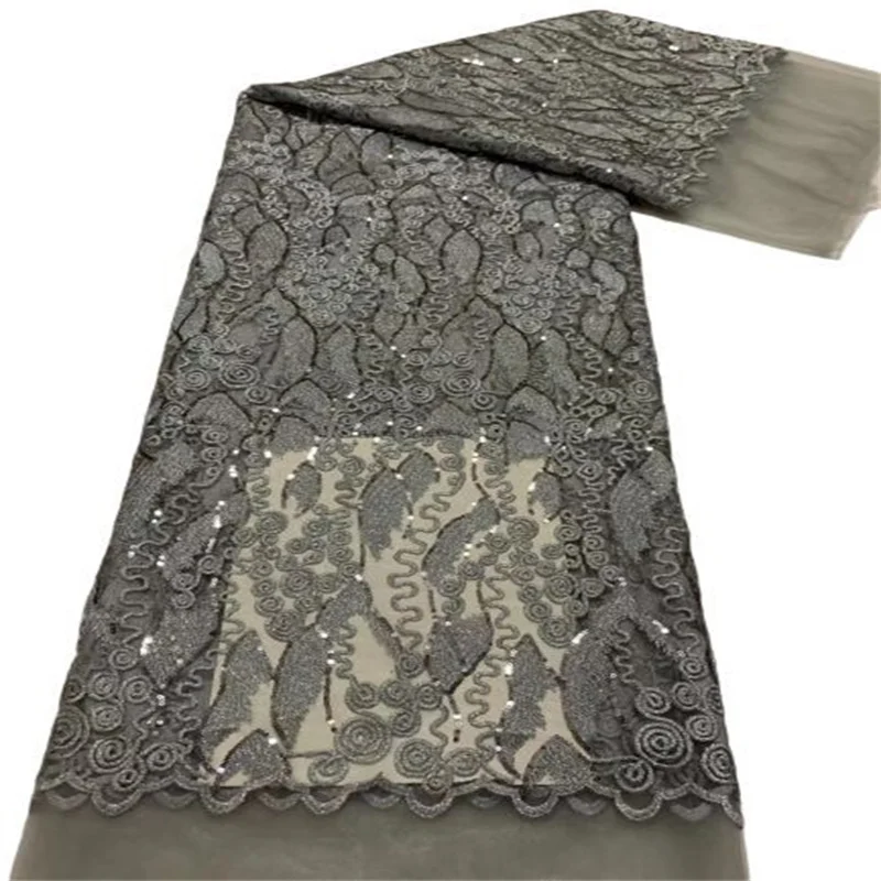 African Sequins Lace Fabric 2023 Grey High Quality Lace Material French Nigerian Lace Fabrics For Wedding Party lake blue
African Sequins Lace Fabric 2023 Grey High Quality Lace Material French Nigerian Lace Fabrics For Wedding Party lake blue