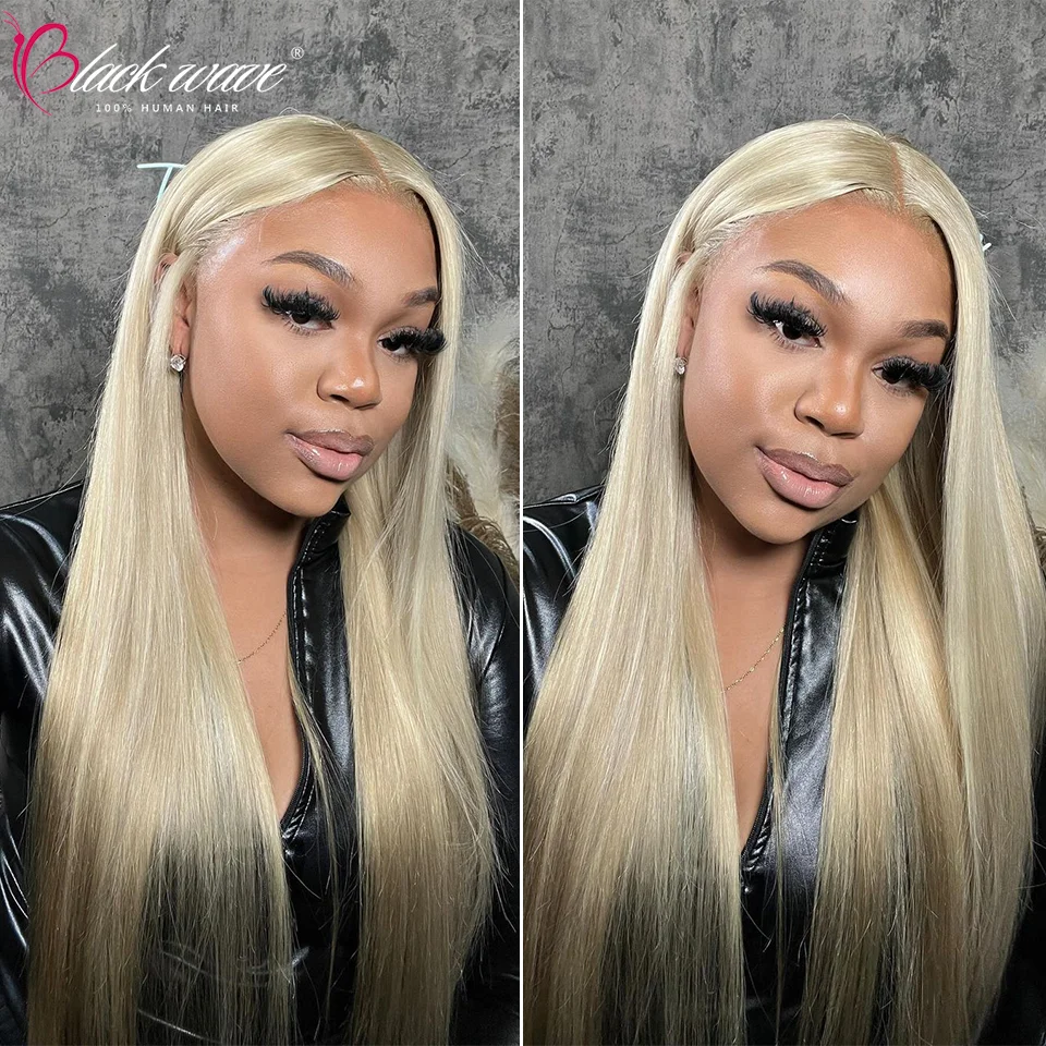 

Straight 613 Honey Blonde Color 4x4 13X4 13X6 HD Lace Frontal Wig 180% 250% Density Remy Brazilian 100% Human Hair For All Women