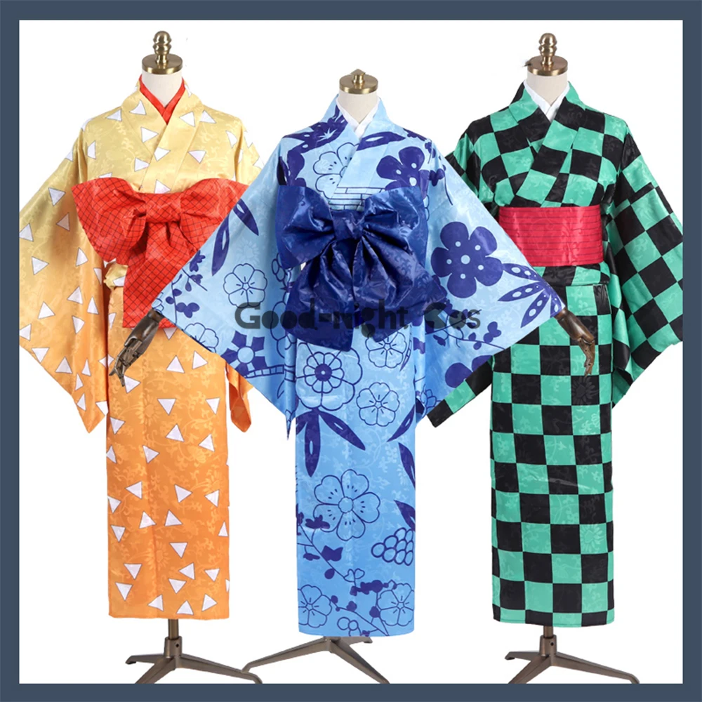 Anime Agatsuma Zenitsu/Kamado Tanjirou/Hashibira Inosuke Cosplay Costume Flower Street kimono Christmas party Role play
Anime Agatsuma Zenitsu/Kamado Tanjirou/Hashibira Inosuke Cosplay Costume Flower Street kimono Christmas party Role play