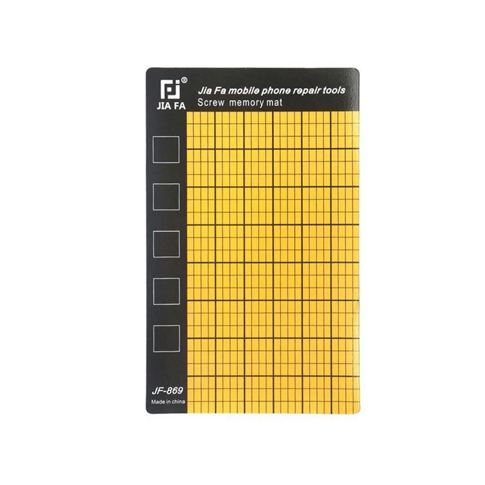 Magnetic Screw Memory Mat Mini Chart Work Pad for Little Small Screws Holds Repair Tools 5.7x3.5inch
Magnetic Screw Memory Mat Mini Chart Work Pad for Little Small Screws Holds Repair Tools 5.7x3.5inch