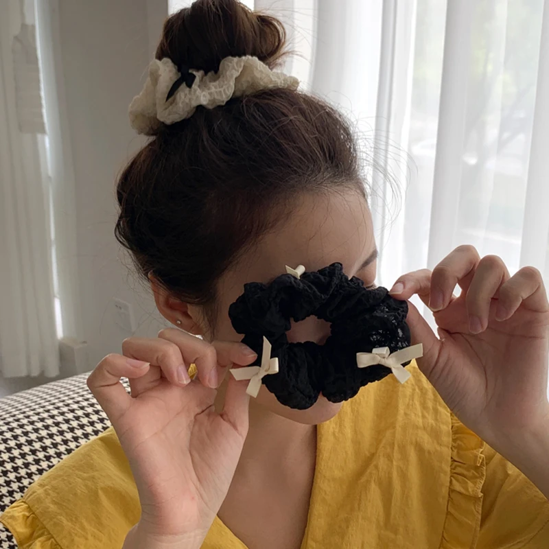 Французская универсальная однотонная тканевая веревка для волос, корейская веревка для волос с орнаментом для женщин 
Французская универсальная однотонная тканевая веревка для волос, корейская веревка для волос с орнаментом для женщин