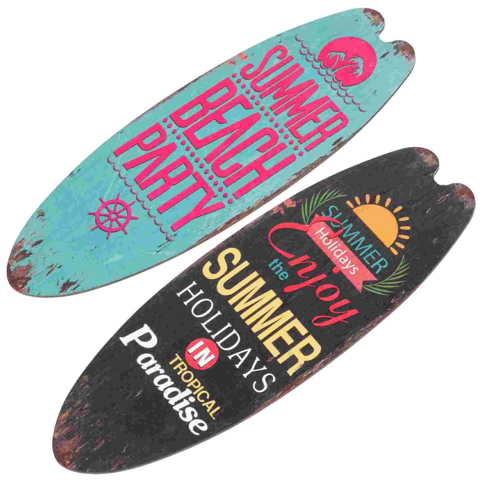 2 Pcs Emblems Surfboard Sign Wall Decor Wooden Craft Signage Crafts Decoration Hanging Seaside Creative
2 Pcs Emblems Surfboard Sign Wall Decor Wooden Craft Signage Crafts Decoration Hanging Seaside Creative