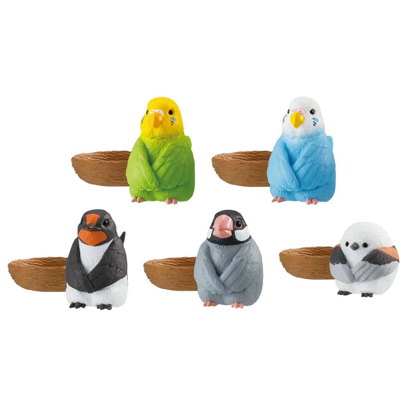 BANDAI Gashapon Cute Lap Anthropomorphic Bird Budgie Swift Silver Throated Chickadee Action Figure Finished Product
BANDAI Gashapon Cute Lap Anthropomorphic Bird Budgie Swift Silver Throated Chickadee Action Figure Finished Product