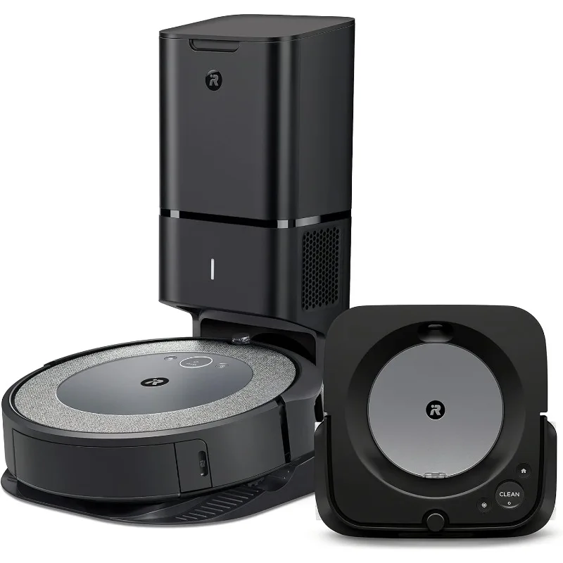 

iRobot Roomba i3+ EVO (3550) Robot Vacuum and Braava Jet m6 (6113) Robot Mop Bundle - Wi-Fi Connected, Smart Mapping