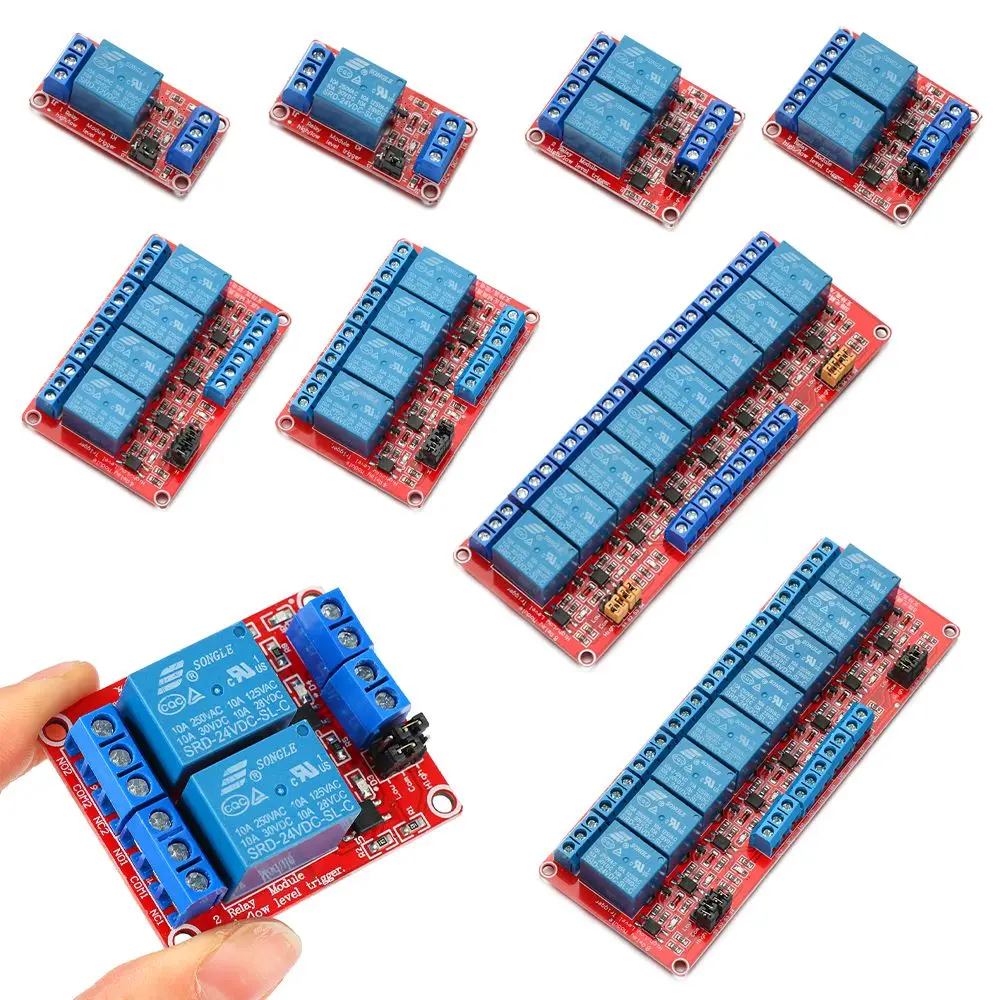 12V/24V 1 2 4 8 Ways Channels Opto isolator Isolated Optocoupler Trigger Switch Relay Module AC 240V DC 30V for Arduino
12V/24V 1 2 4 8 Ways Channels Opto isolator Isolated Optocoupler Trigger Switch Relay Module AC 240V DC 30V for Arduino