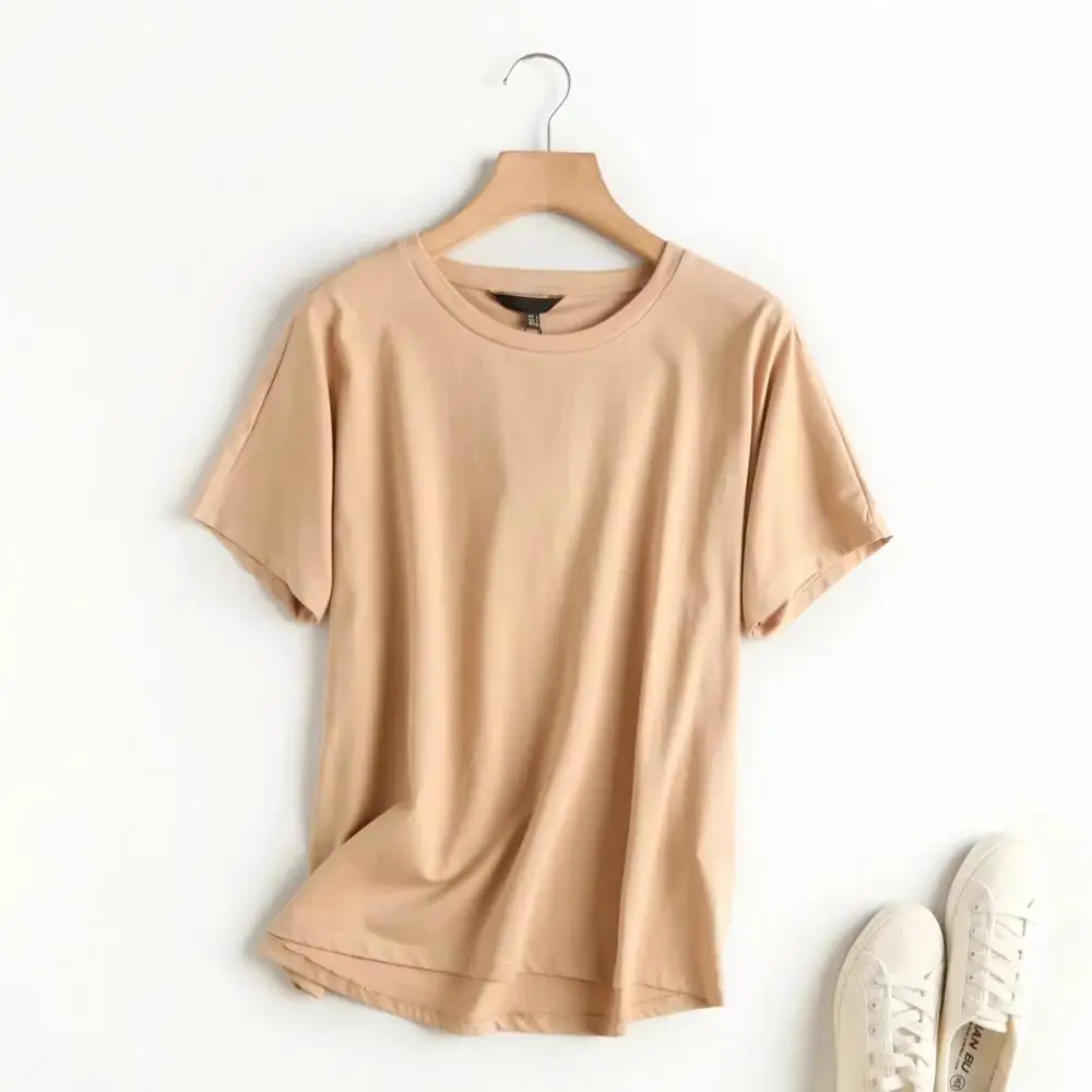 Dave&Di summer t shirt women england style simple solid o-neck cotton match basic harajuku tshirt camisetas verano mujer 2022
Dave&Di summer t shirt women england style simple solid o-neck cotton match basic harajuku tshirt camisetas verano mujer 2022