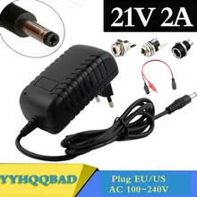 21V 2A 18650 Lithium Battery Charger 18V lithium battery Charger 5.5mm x 2.1mm DC Power Jack Socket Female Panel Mount Connector
21V 2A 18650 Lithium Battery Charger 18V lithium battery Charger 5.5mm x 2.1mm DC Power Jack Socket Female Panel Mount Connector