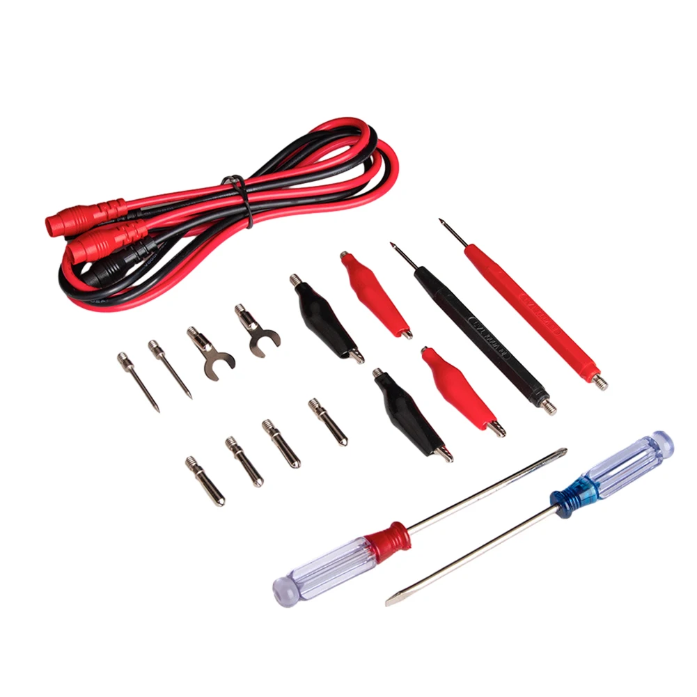 18pcs Multimeter Cable Testing Probe Replacement Parts 1000V 930mm 3.5mm Thread For Electrical Measurement Tool Accessories
18pcs Multimeter Cable Testing Probe Replacement Parts 1000V 930mm 3.5mm Thread For Electrical Measurement Tool Accessories