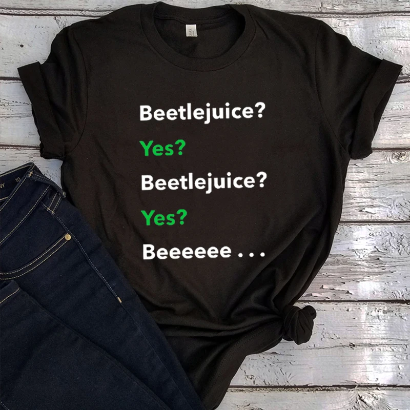 Beetlejuice Shirt Women Classic Movie Tops Beetlejuice Tee Horror Movie Clothes Harajuku Graphic Shirts
Beetlejuice Shirt Women Classic Movie Tops Beetlejuice Tee Horror Movie Clothes Harajuku Graphic Shirts