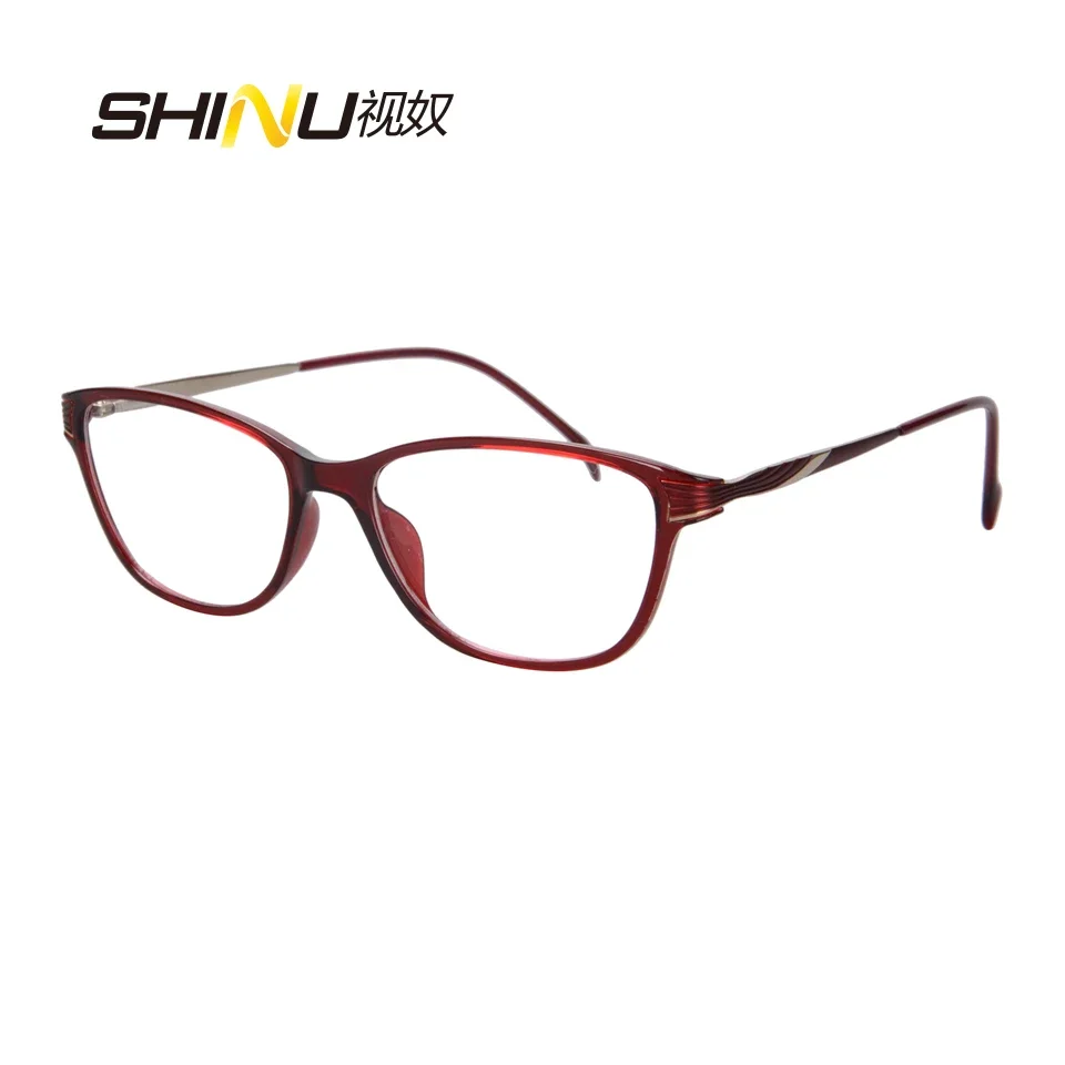 

SHINU custom Glasses Progressive Multifocal Reading GLasses Prescription Eyeglasses for women Myopia Blue light Computer Glasses