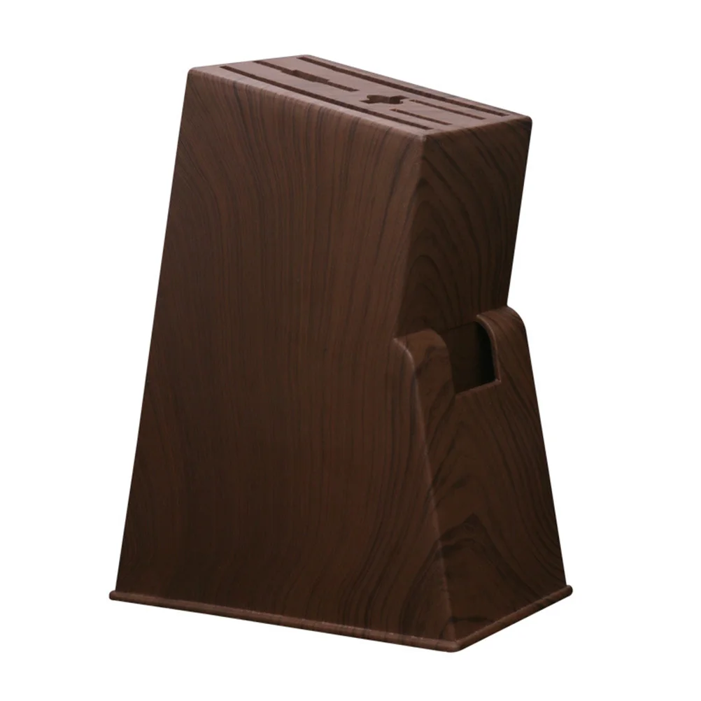 Knife Holder Desktop Storage Shelf Plastic Rack Kitchen Household Container Imitation Wood Grain Knife Storage Box Grain Holder
Knife Holder Desktop Storage Shelf Plastic Rack Kitchen Household Container Imitation Wood Grain Knife Storage Box Grain Holder