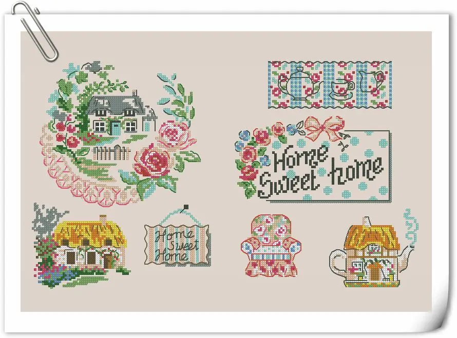 Sweet Rose Home Cross Stitch Kit DMC Embroidery Thread Unprinted Canvas Fabric Needlework Set DIY Home Decor 44-30
Sweet Rose Home Cross Stitch Kit DMC Embroidery Thread Unprinted Canvas Fabric Needlework Set DIY Home Decor 44-30