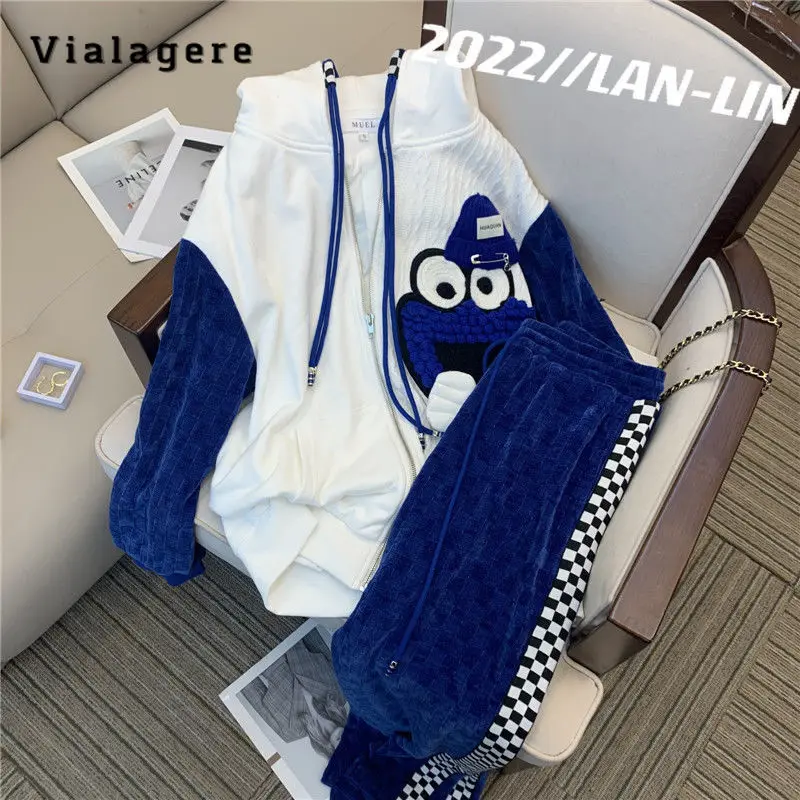 Korean Fashion Casual Y2K Two-piece Set Women Winter Loose Long Sleeve Sweatshirt+Drawstring Trousers Sets Plaid Pants Suits
Korean Fashion Casual Y2K Two-piece Set Women Winter Loose Long Sleeve Sweatshirt+Drawstring Trousers Sets Plaid Pants Suits