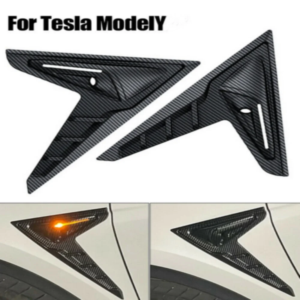 Car Side Camera Cover for Tesla Model 3 Y Thunder Fender Flanks Wing Blade Panel Spoiler Covers Protective Shell Modification
Car Side Camera Cover for Tesla Model 3 Y Thunder Fender Flanks Wing Blade Panel Spoiler Covers Protective Shell Modification