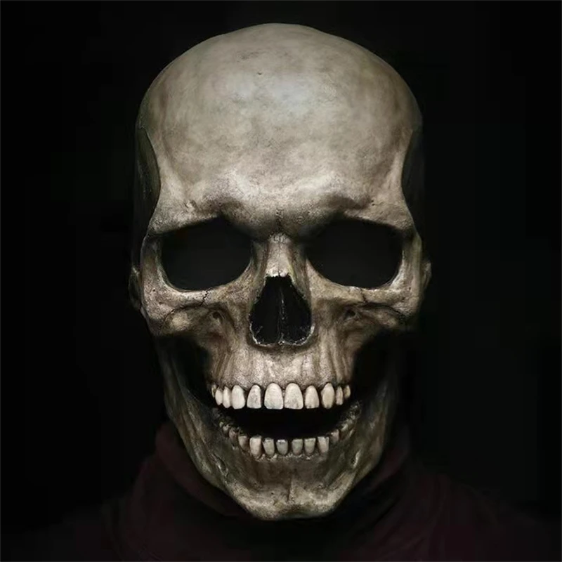 New Brand Halloween Skull Mask Movable Mouth Full Skull Mask Carnival Party Costume Props
New Brand Halloween Skull Mask Movable Mouth Full Skull Mask Carnival Party Costume Props