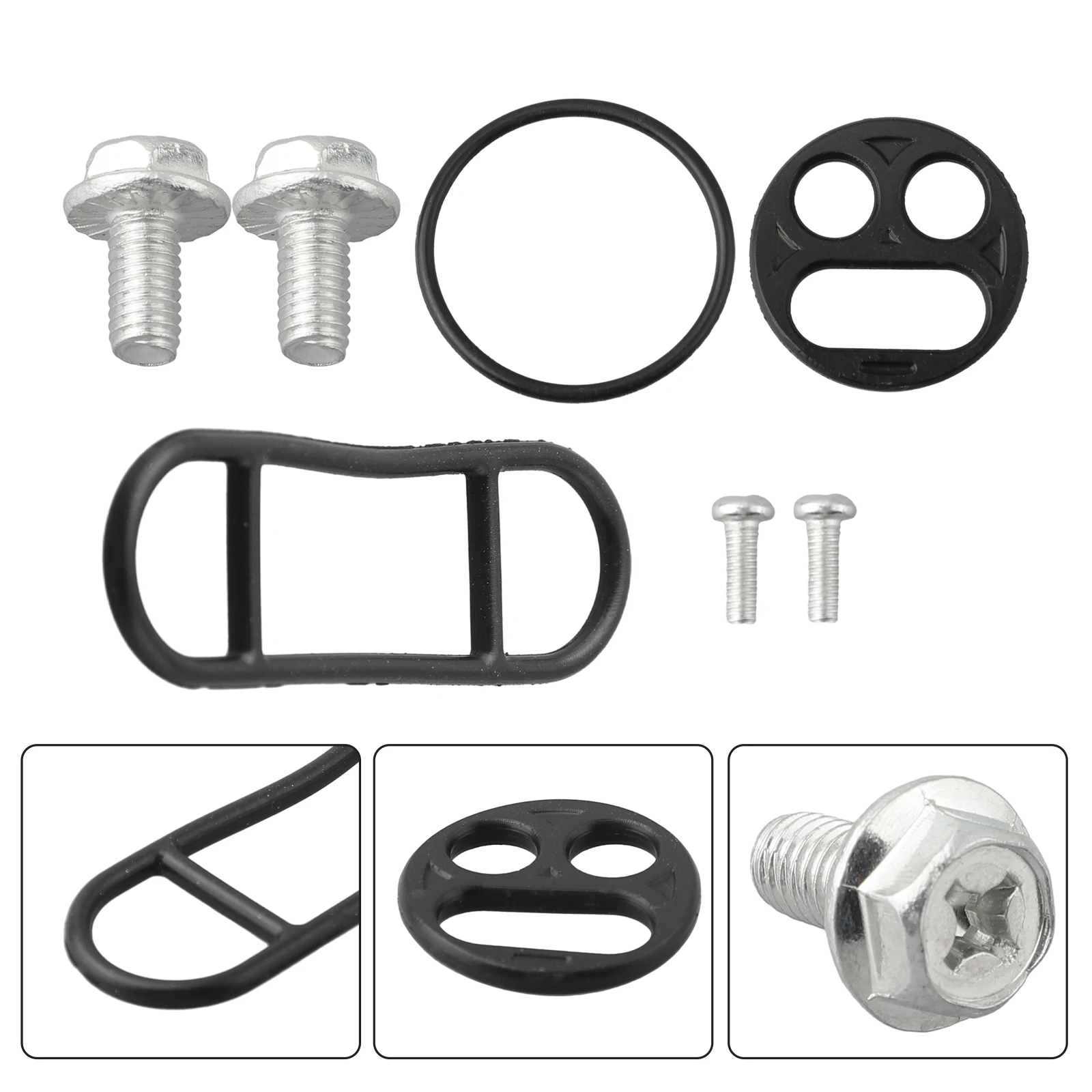 Durable Fuel Valve Repair Kit With Screws 18-2727V Compatible For For Suzuki YZ125 TW200 Internal Seal
Durable Fuel Valve Repair Kit With Screws 18-2727V Compatible For For Suzuki YZ125 TW200 Internal Seal