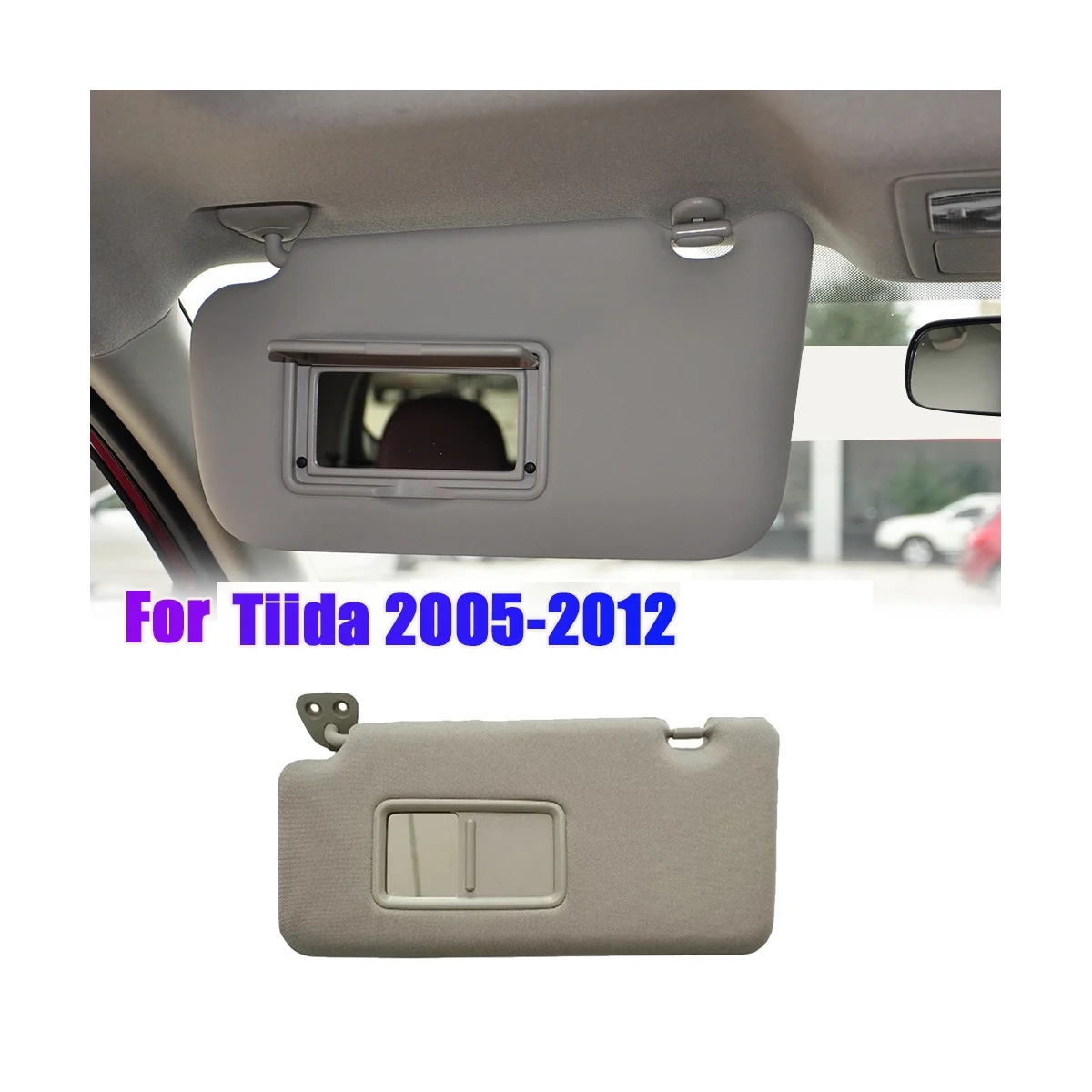 Car Left Side Sun Visor with Mirror 96401-ED500-A178 for Nissan Tiida 2005-2012 Sunshade Makeup Mirror 96401ED500A178
Car Left Side Sun Visor with Mirror 96401-ED500-A178 for Nissan Tiida 2005-2012 Sunshade Makeup Mirror 96401ED500A178