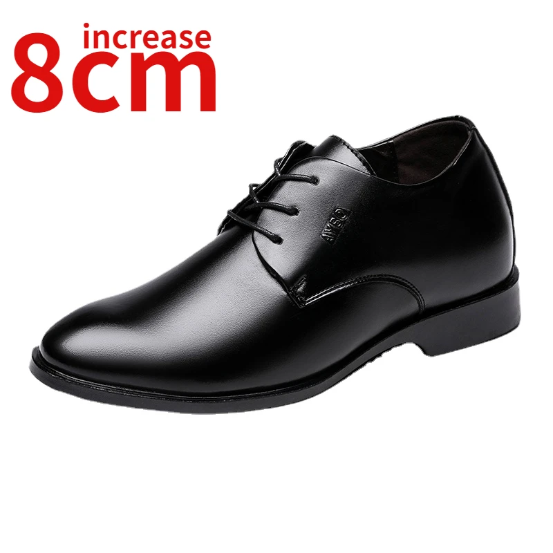 Men Height Increasing Shoes Invisible Breathable Increase 6-8cm Men's Dress Shoes Business Casual Elevator Wedding Leather Shoes
Men Height Increasing Shoes Invisible Breathable Increase 6-8cm Men's Dress Shoes Business Casual Elevator Wedding Leather Shoes