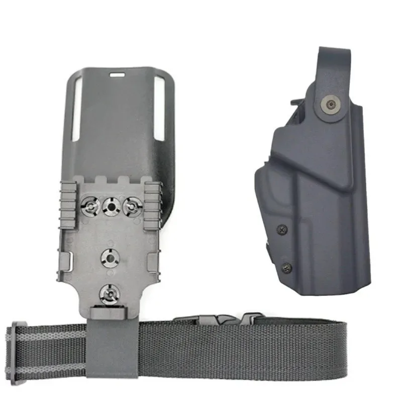 Anti-slip Elastic Gun Holster Strap Drop Leg Holster Thigh Strap QLS 19 22 Mid-low Belt Loop for Glock SIG
Anti-slip Elastic Gun Holster Strap Drop Leg Holster Thigh Strap QLS 19 22 Mid-low Belt Loop for Glock SIG