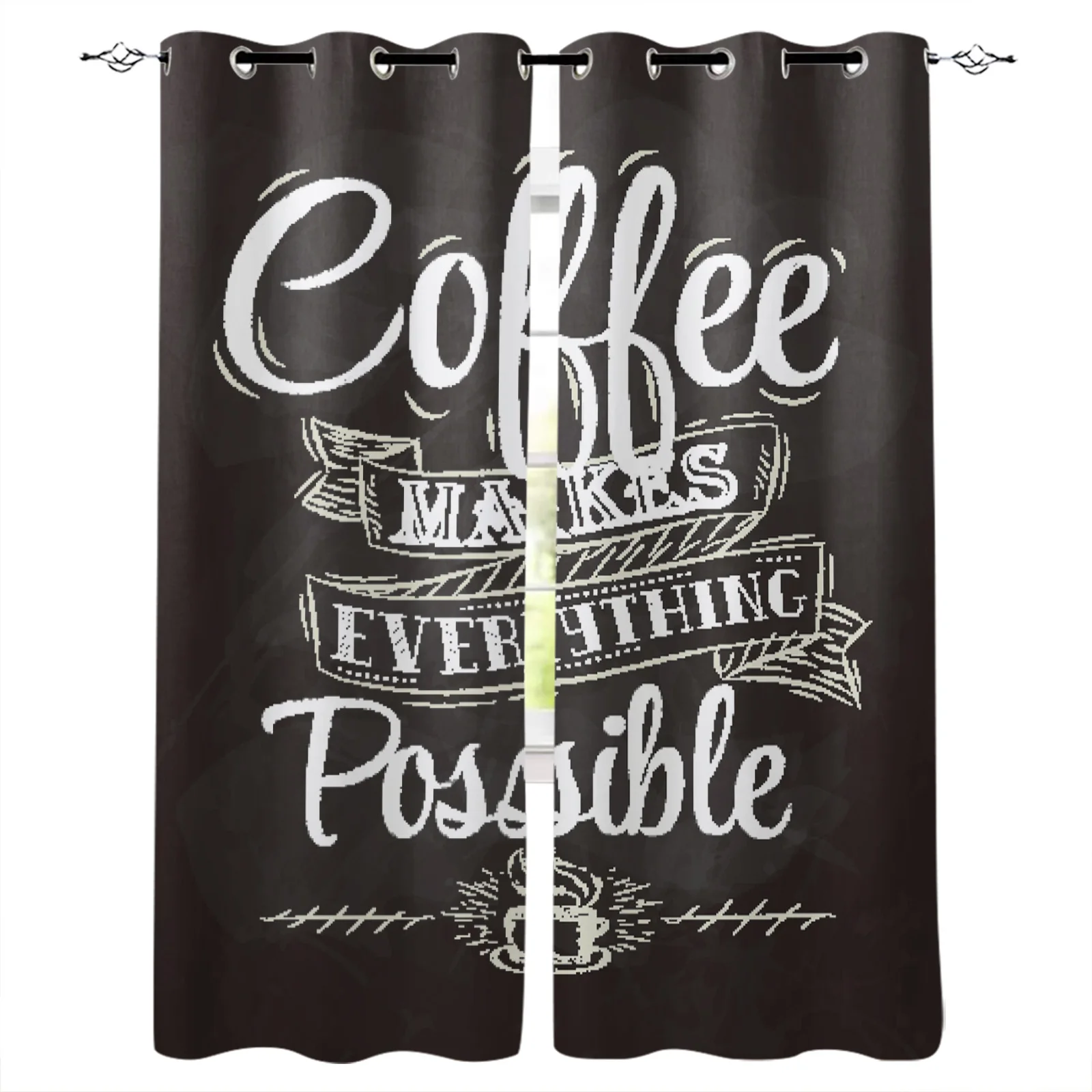 Coffee Signboard Art Text Blackout Curtains Window Curtains For Bedroom Living Room Decor Window Treatments
Coffee Signboard Art Text Blackout Curtains Window Curtains For Bedroom Living Room Decor Window Treatments