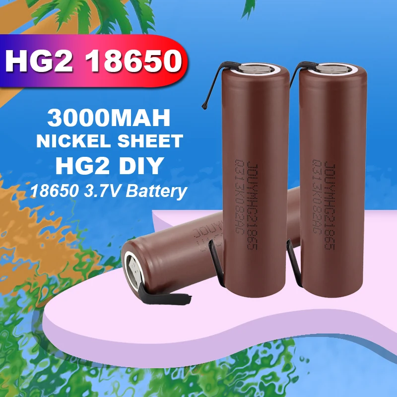 Original 18650 battery, lithium-ion high current battery, screwdriver tool battery pack, DIY nickel, 30A, 3.7V, HG2300mAh
Original 18650 battery, lithium-ion high current battery, screwdriver tool battery pack, DIY nickel, 30A, 3.7V, HG2300mAh