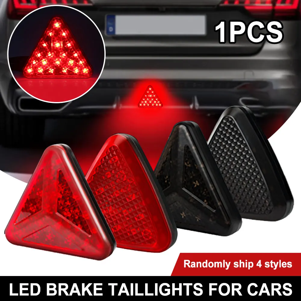

Universal F1 Style Triangle Rear Stop Light 3rd Tail Warning Brake Signal Lamp 12V For Cars, Pickups,Trucks,SUVs,Trailers,RVs