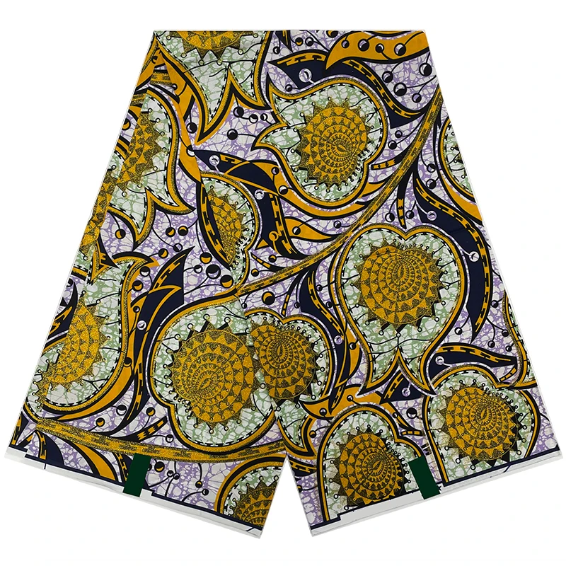 Genuine Grand Dutch African Glitter Gold Dust Wax Printed 100% Cotton Sewing Fabric Ankara Dye Wax Batik Fabric Loincloth TN0811
Genuine Grand Dutch African Glitter Gold Dust Wax Printed 100% Cotton Sewing Fabric Ankara Dye Wax Batik Fabric Loincloth TN0811