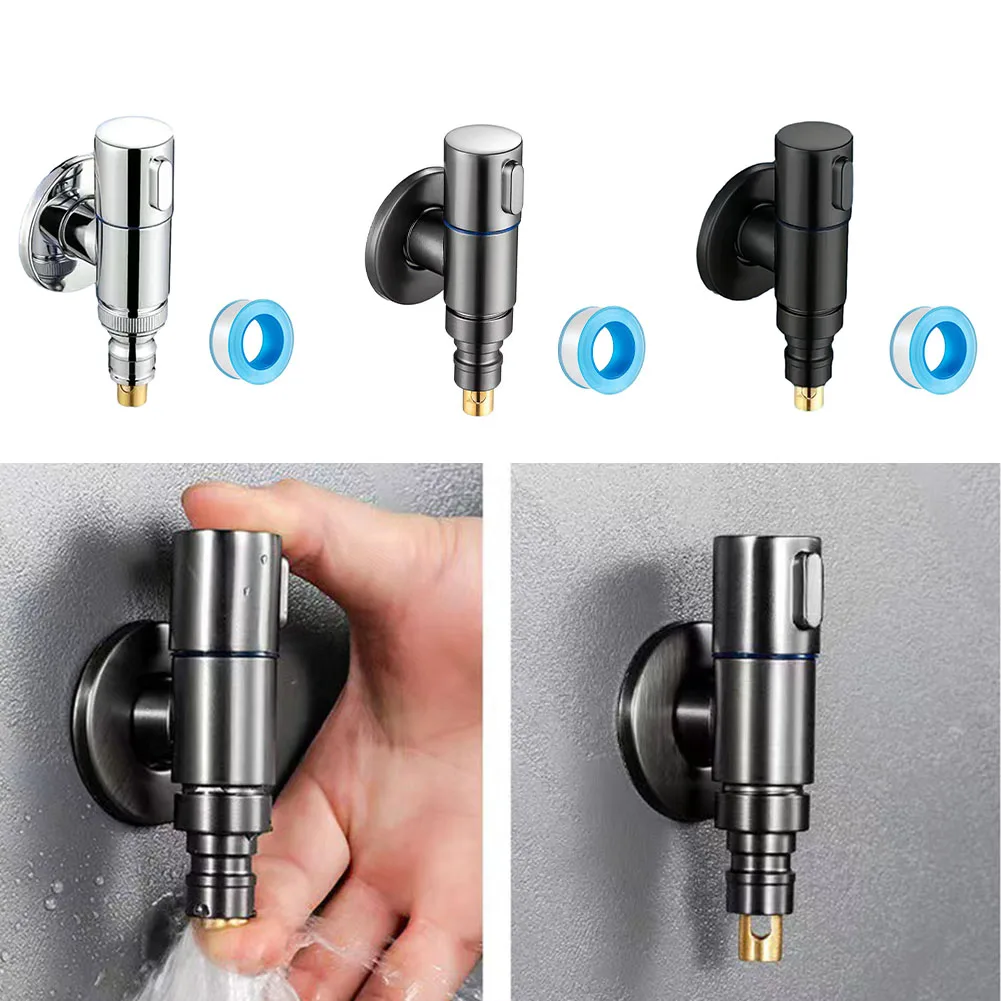 1/2\" Stainless Steel Washing Machine Faucet Water Stop Quick Opening Angle Valve 1 In 2 Out Mini Water Stop Opening Angle Valve
1/2\" Stainless Steel Washing Machine Faucet Water Stop Quick Opening Angle Valve 1 In 2 Out Mini Water Stop Opening Angle Valve