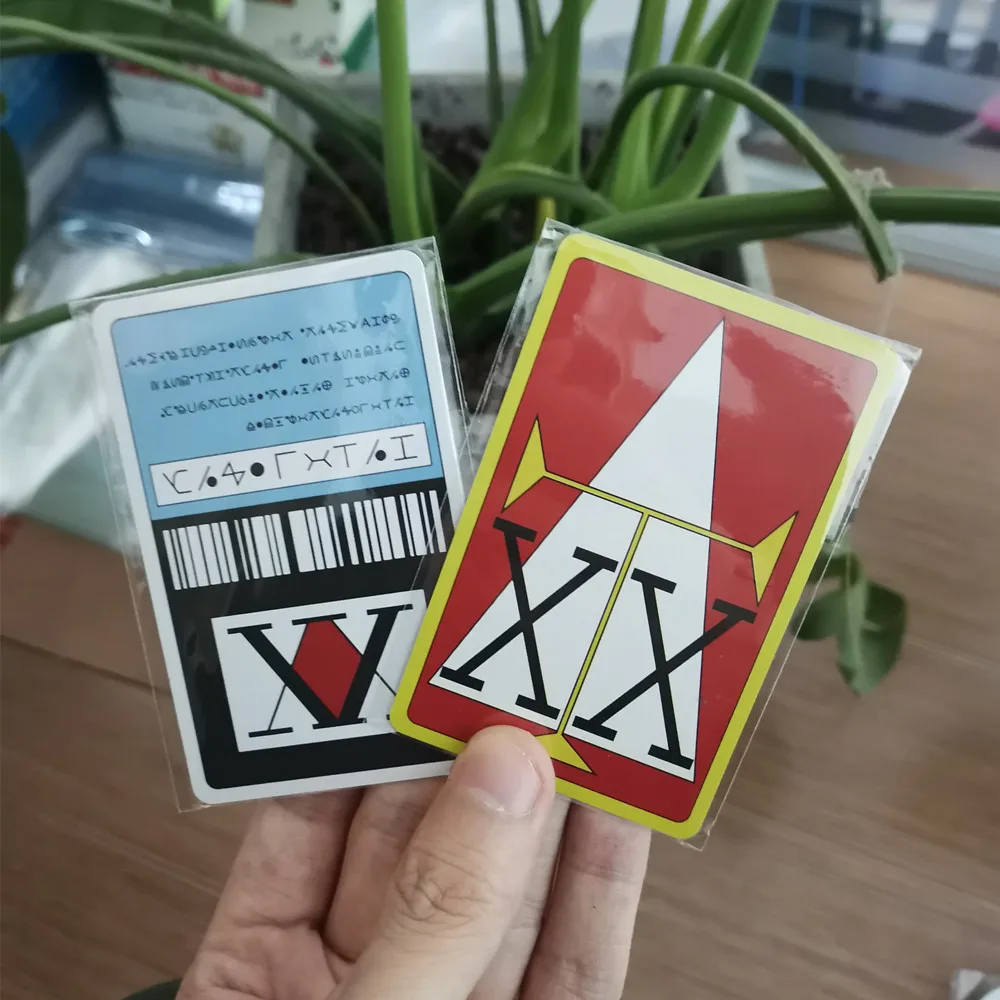 20pcs/Lot Anime Hunter X Hunter License Card Cosplay Hisoka Kurapika Killua Zoldyck PVC Cards Collection Props Wholesale
20pcs/Lot Anime Hunter X Hunter License Card Cosplay Hisoka Kurapika Killua Zoldyck PVC Cards Collection Props Wholesale
