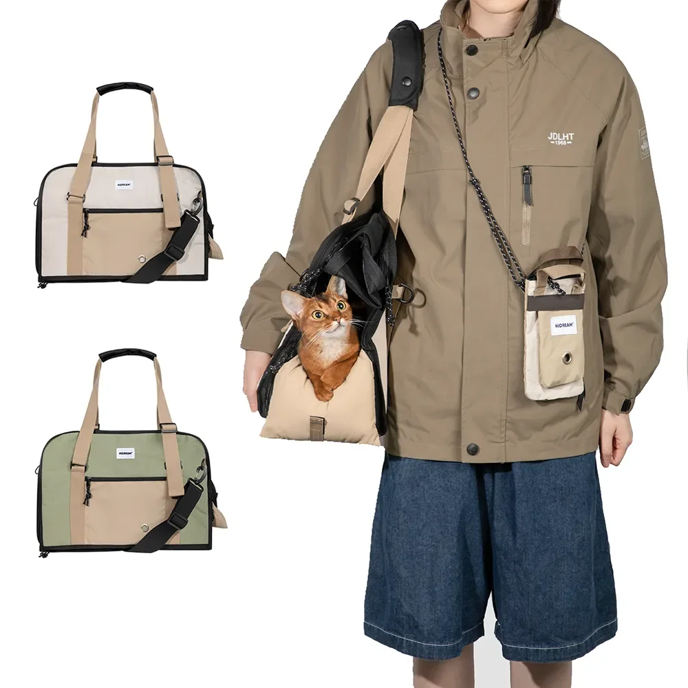 Soft Cat Dog Carriers Portable Breathable Foldable Shoulder Bag Outgoing Travel Puppy Kitten Handbag with Locking Safety Zippers
Soft Cat Dog Carriers Portable Breathable Foldable Shoulder Bag Outgoing Travel Puppy Kitten Handbag with Locking Safety Zippers