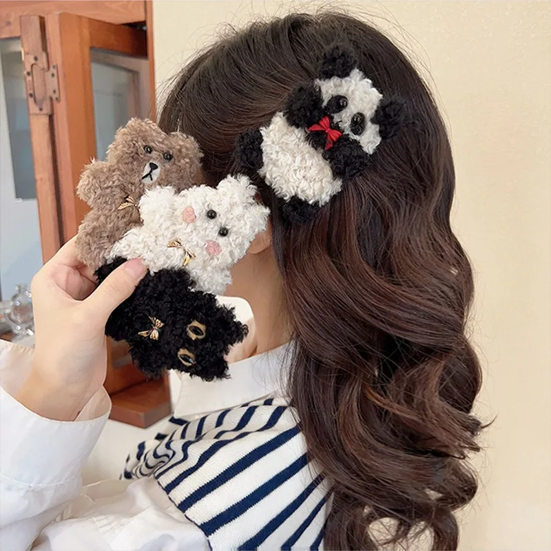 Cute Doll Hair Clip Autumn/Winter Plush Clip Headdress Girl Side Large Bangs Bb Clip Cartoon Hair Clip Girl Hair Accessoires
Cute Doll Hair Clip Autumn/Winter Plush Clip Headdress Girl Side Large Bangs Bb Clip Cartoon Hair Clip Girl Hair Accessoires