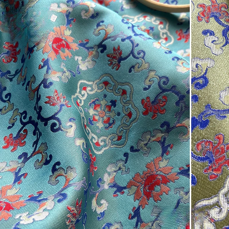 Fabric Width148cmx50cmPlant Flower Jacquard Imitation Eight-Treasure Pattern Embroidery DIY Cheongsam Vest Chinese Style Clothes
Fabric Width148cmx50cmPlant Flower Jacquard Imitation Eight-Treasure Pattern Embroidery DIY Cheongsam Vest Chinese Style Clothes